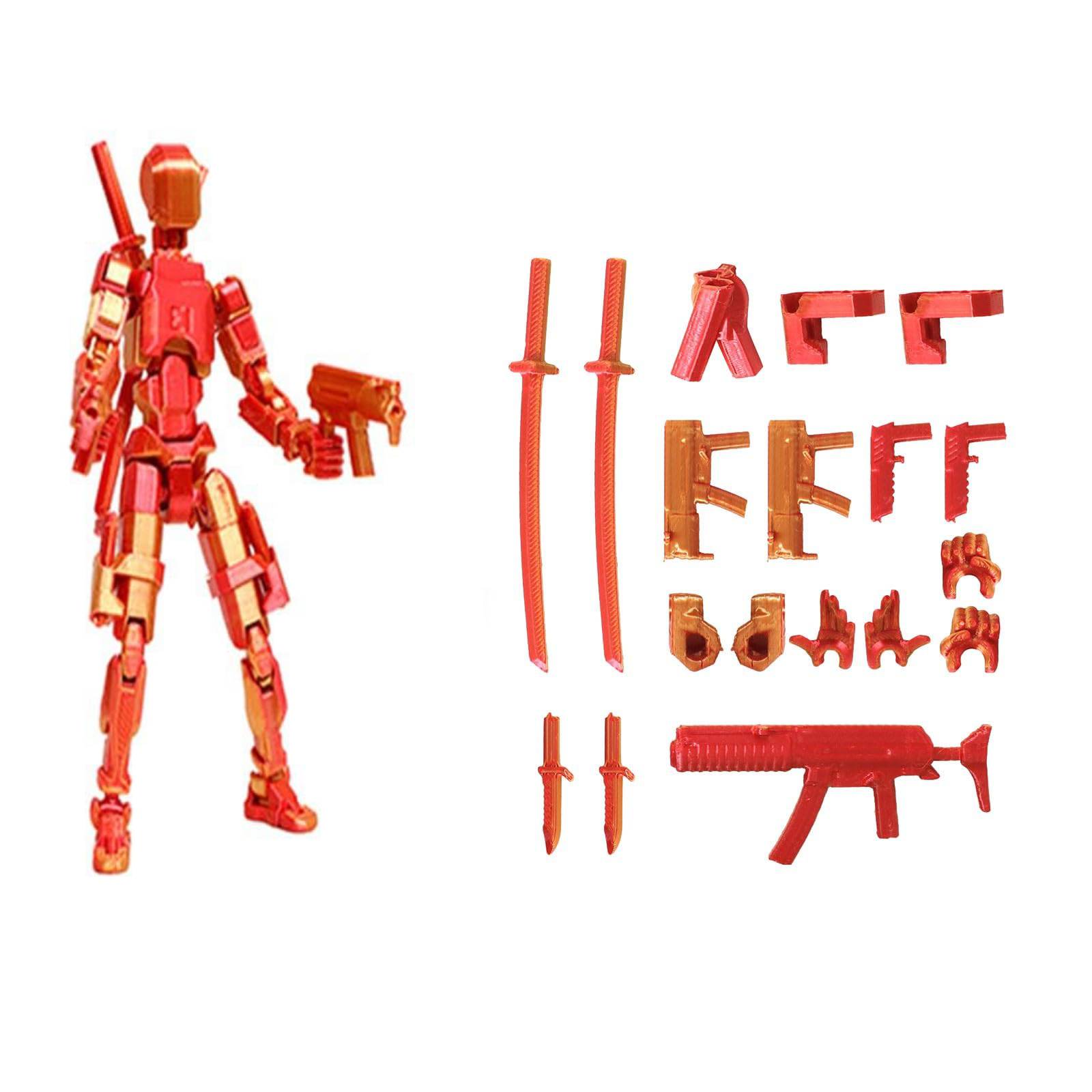 thumbnail image 2 of [Producto Terminado Ensamblado] Figura Acción T13 Impresa en 3D Figura Tercera Generación [empaquetada en Una Sola Láser] (A), 2 of 2