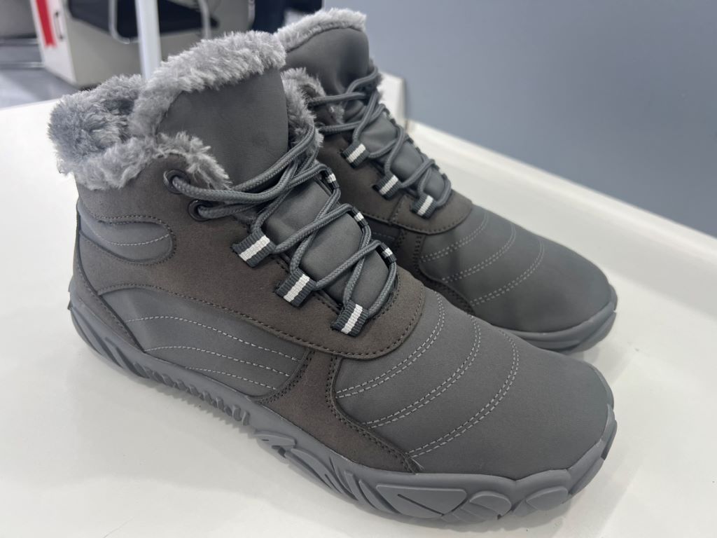 thumbnail image 2 of Botines Minimalistas Botas Felpa Invierno Antideslizantes para Hombre Mujer (Gris 43), 2 of 2