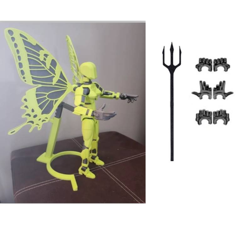 thumbnail image 2 of Figuras Acción Multiarticuladas Figura Robot 13 Con Múltiples Accesorios, 2 of 2