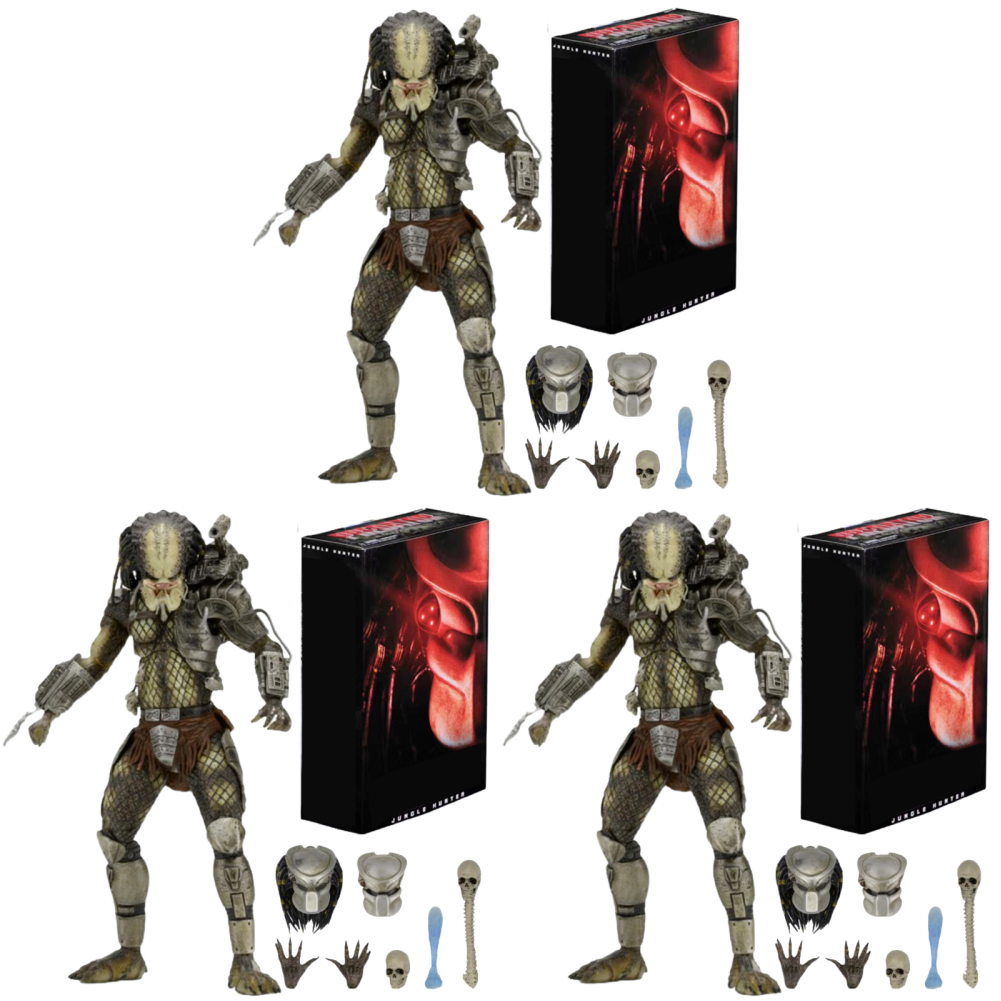 thumbnail image 2 of NECA Pator Ultimate Jungle Hunter Figura Acción PVC 7 Pulgadas para Hombres Regalos Rojo, 2 of 8