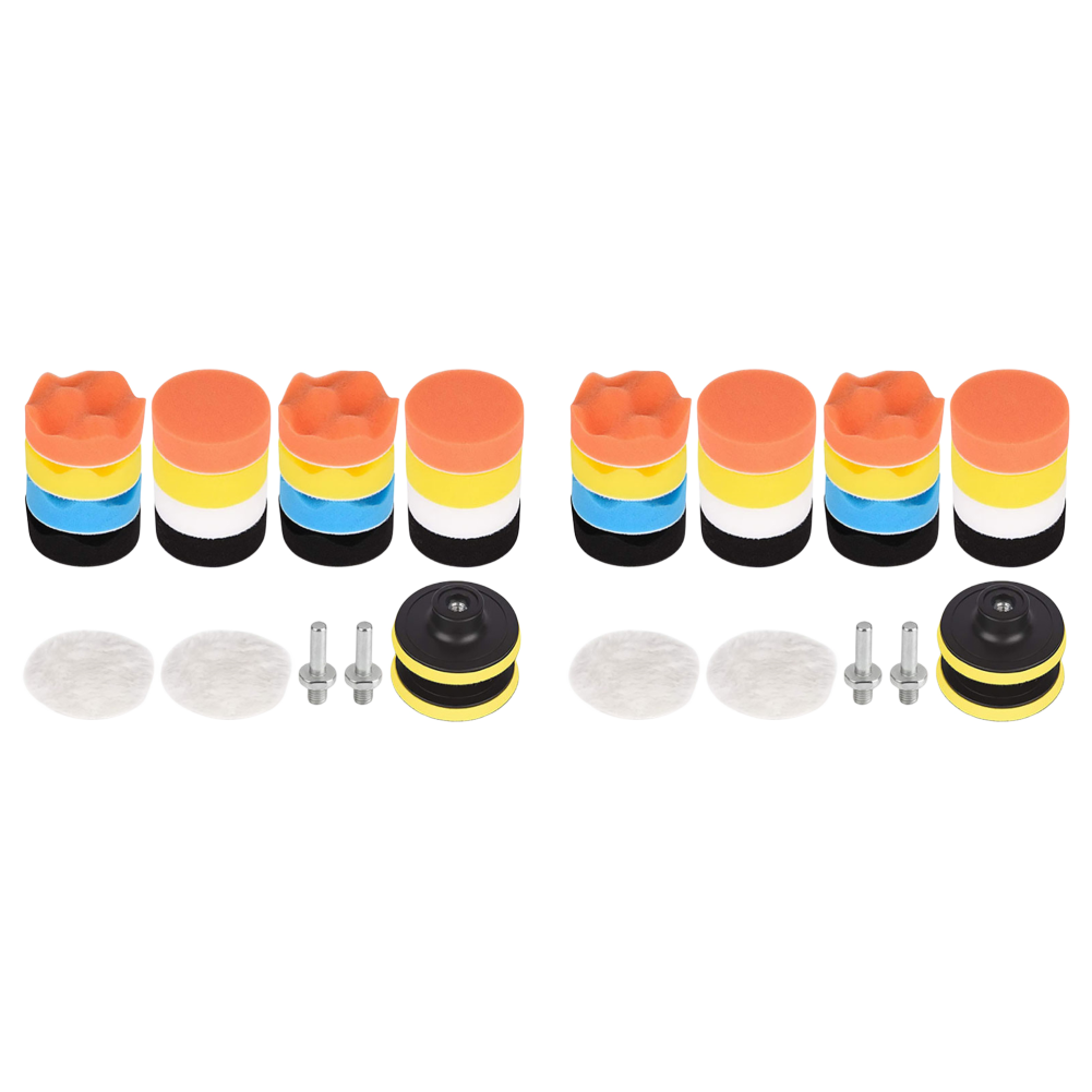 thumbnail image 2 of Kit Almohadillas Pulidoras para Coche 22 Uds. 3 Pulgadas Pulidor Pulido Reutilizable Lavable, 2 of 7