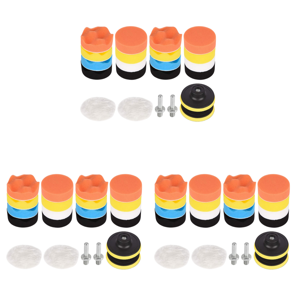 thumbnail image 2 of Kit Almohadillas Pulidoras para Coche 22 Uds. 3 Pulgadas Pulidor Pulido Reutilizable Lavable, 2 of 7