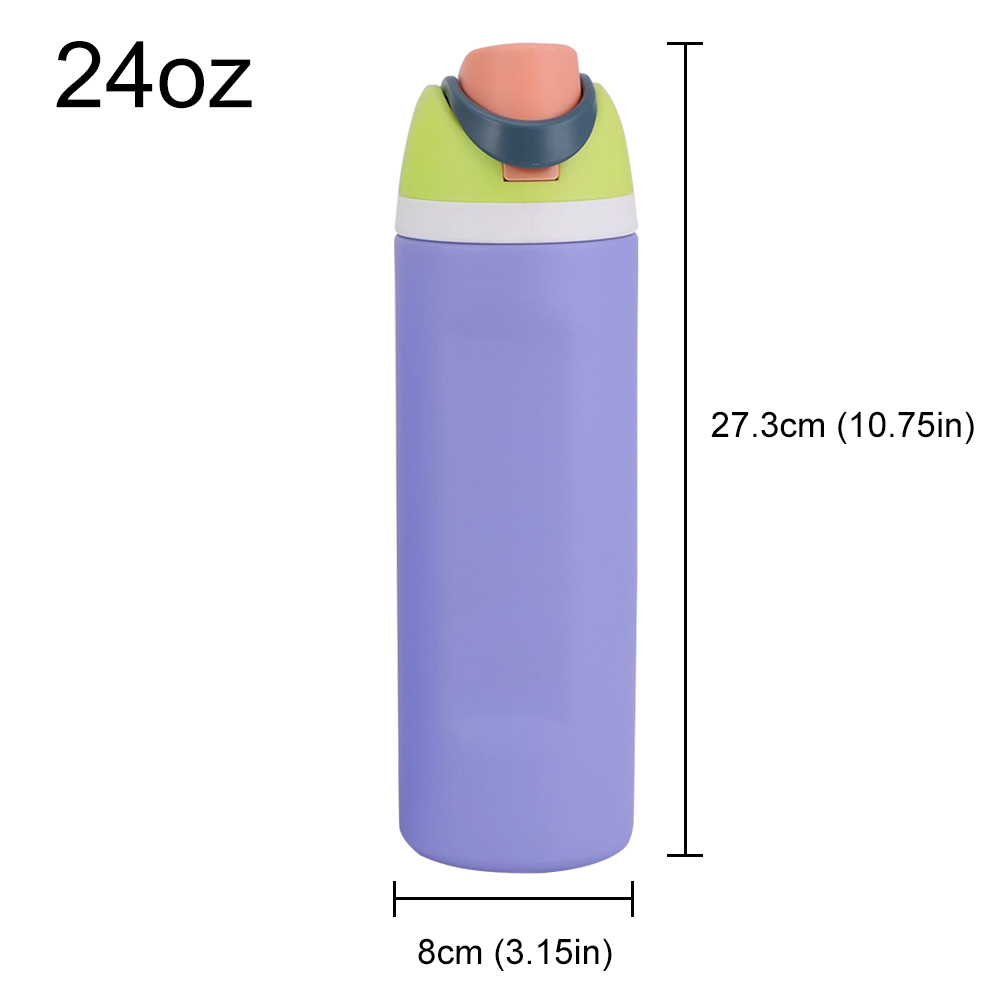 thumbnail image 3 of Aislamiento Térmico Aislada Doble Capa Tumbler 24/32 Oz Paja Con Asa Acero Inoxidable 304 para Frías Calientes, 3 of 10