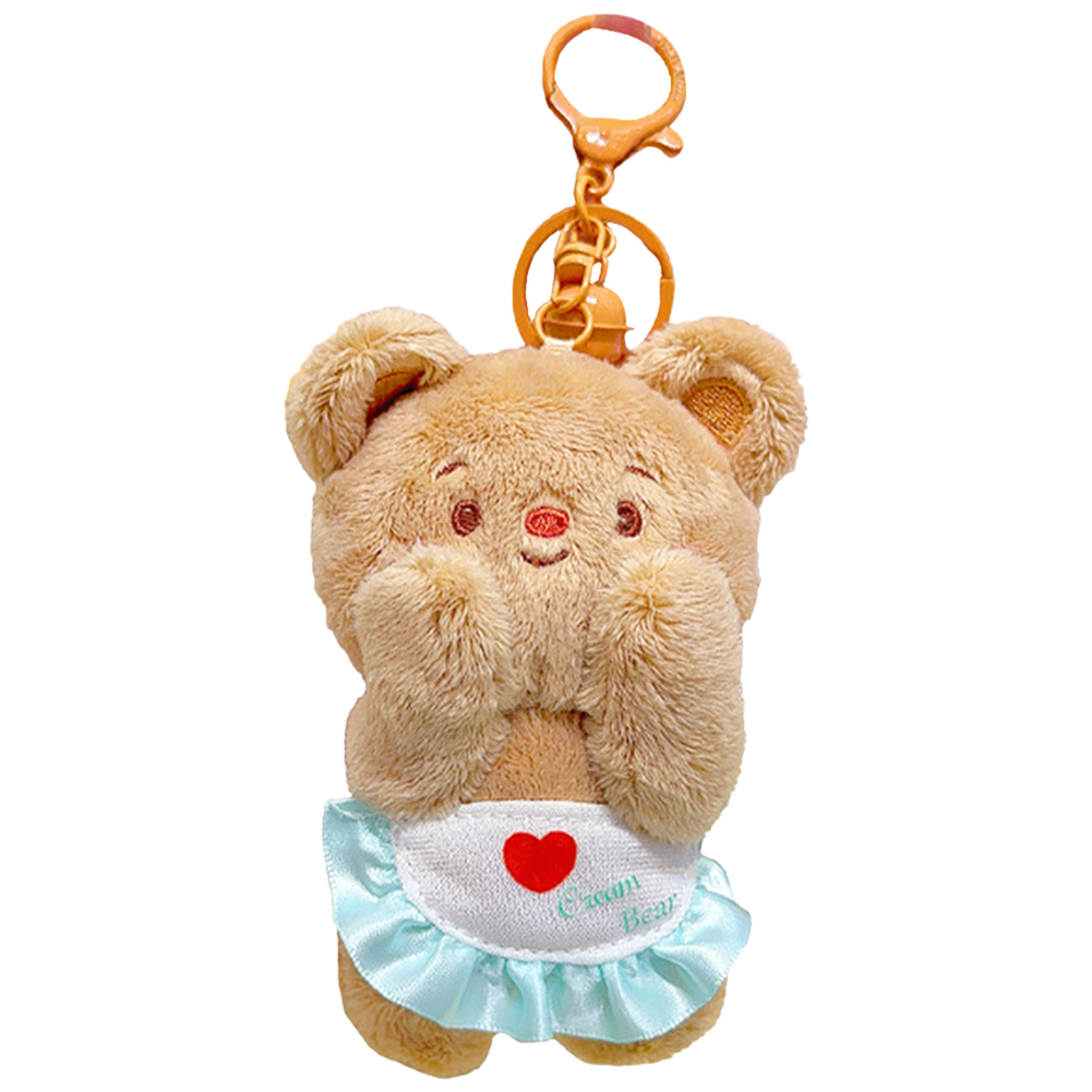 thumbnail image 2 of Llavero Con Forma Animal Kawaii Wdftyju Oso Peluche Lindo Para Bolso Mochila Y Coche, 2 of 10