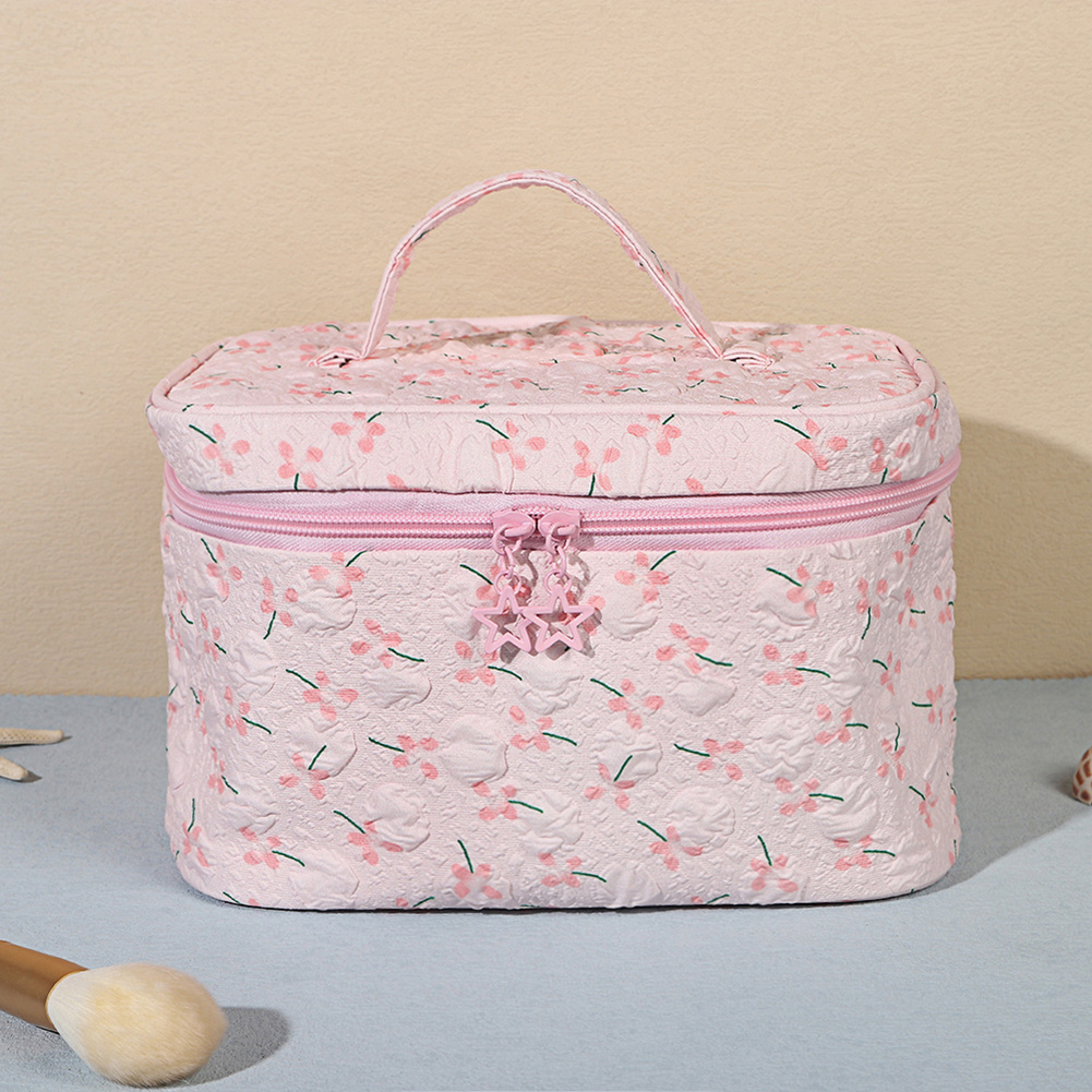 thumbnail image 5 of Organizadora de Maquillaje Hugtrwg Floral 3 Piezas Algodón Gran Capacidad, 5 of 10