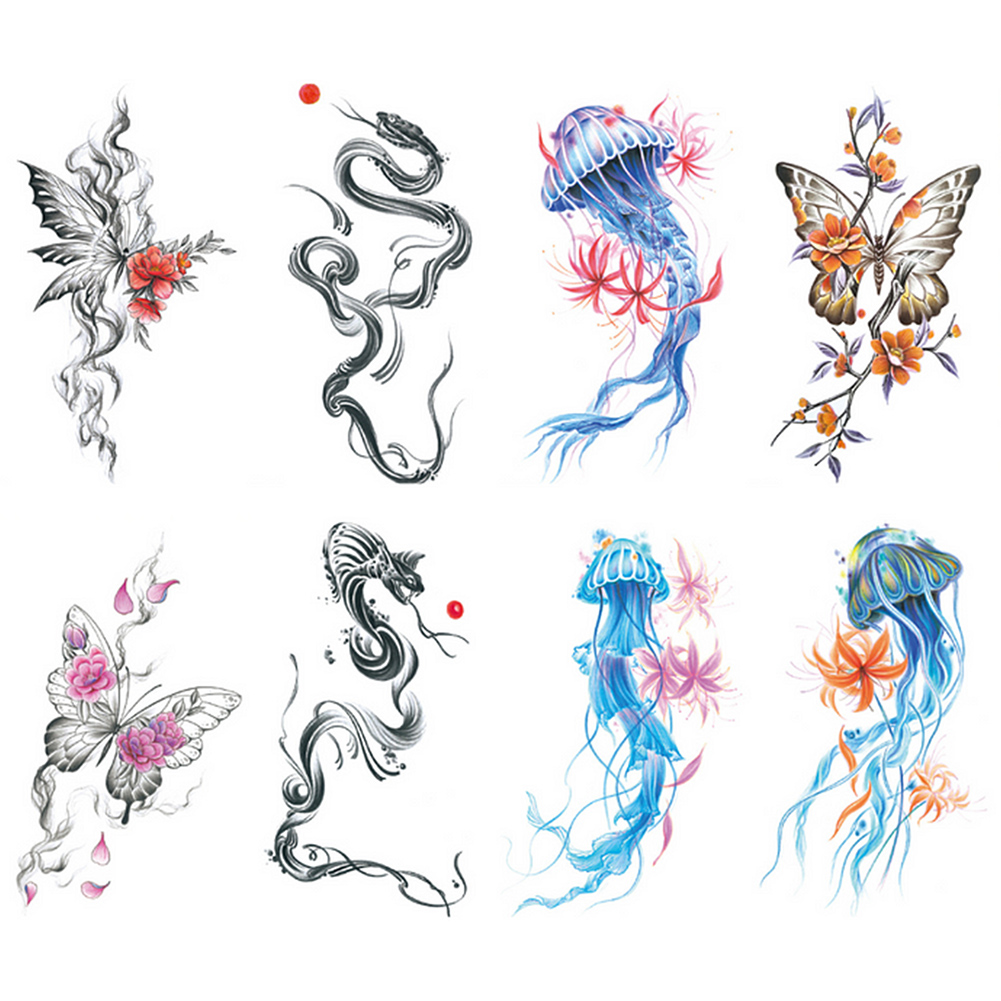 thumbnail image 2 of Tatuajes Marcador Corporal Temporales 8 Piezas Brazo para Y Niñas, 2 of 10