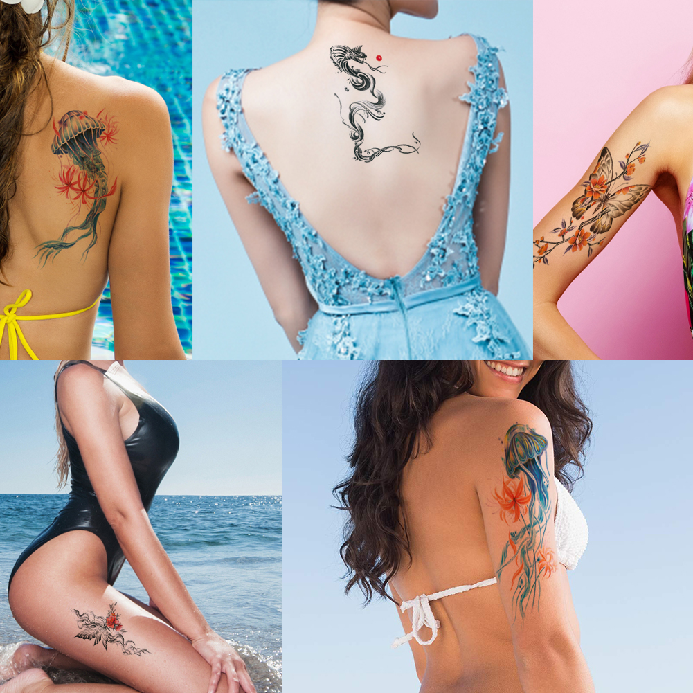 thumbnail image 4 of Tatuajes Marcador Corporal Temporales 8 Piezas Brazo para Y Niñas, 4 of 10