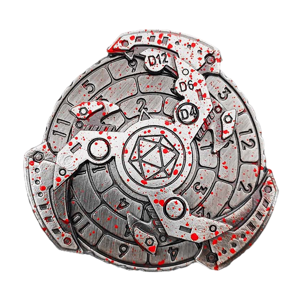 Dados Giratorios Mecánicos Giroscópicos Con Jakehoe1375 (plata)