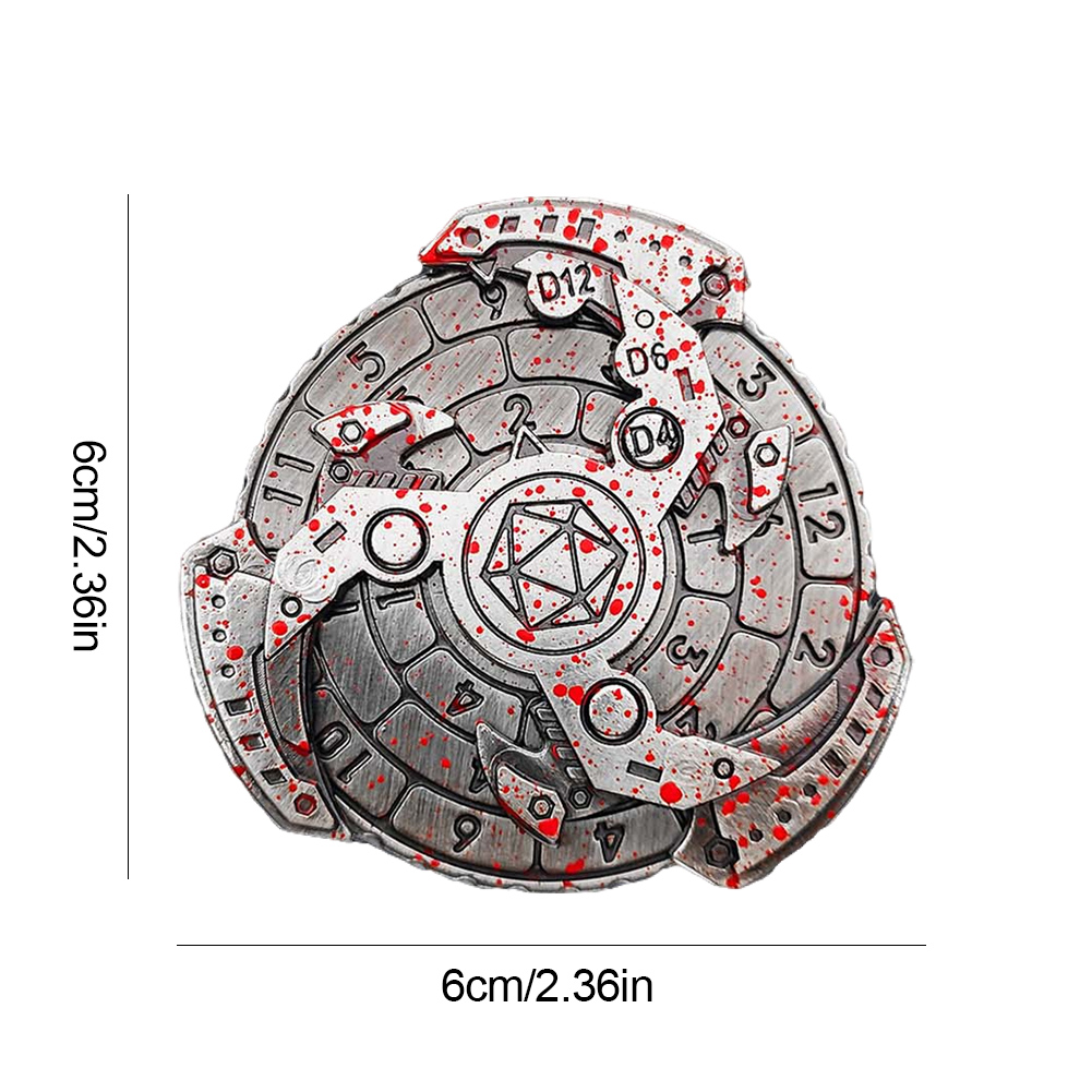 thumbnail image 4 of Dados Giratorios Mecánicos Giroscópicos Con Jakehoe1375 (plata), 4 of 10