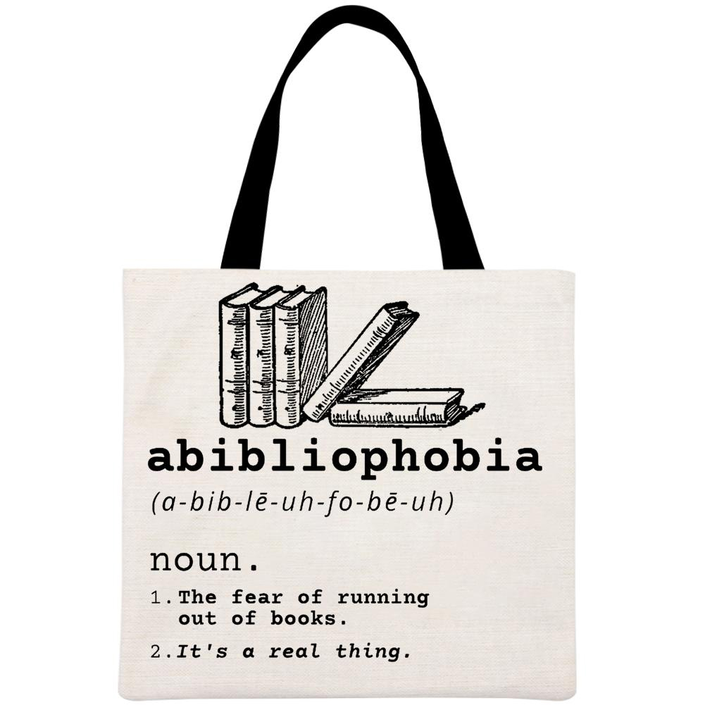 thumbnail image 2 of Bolso Lino Abibliophobia, 2 of 2