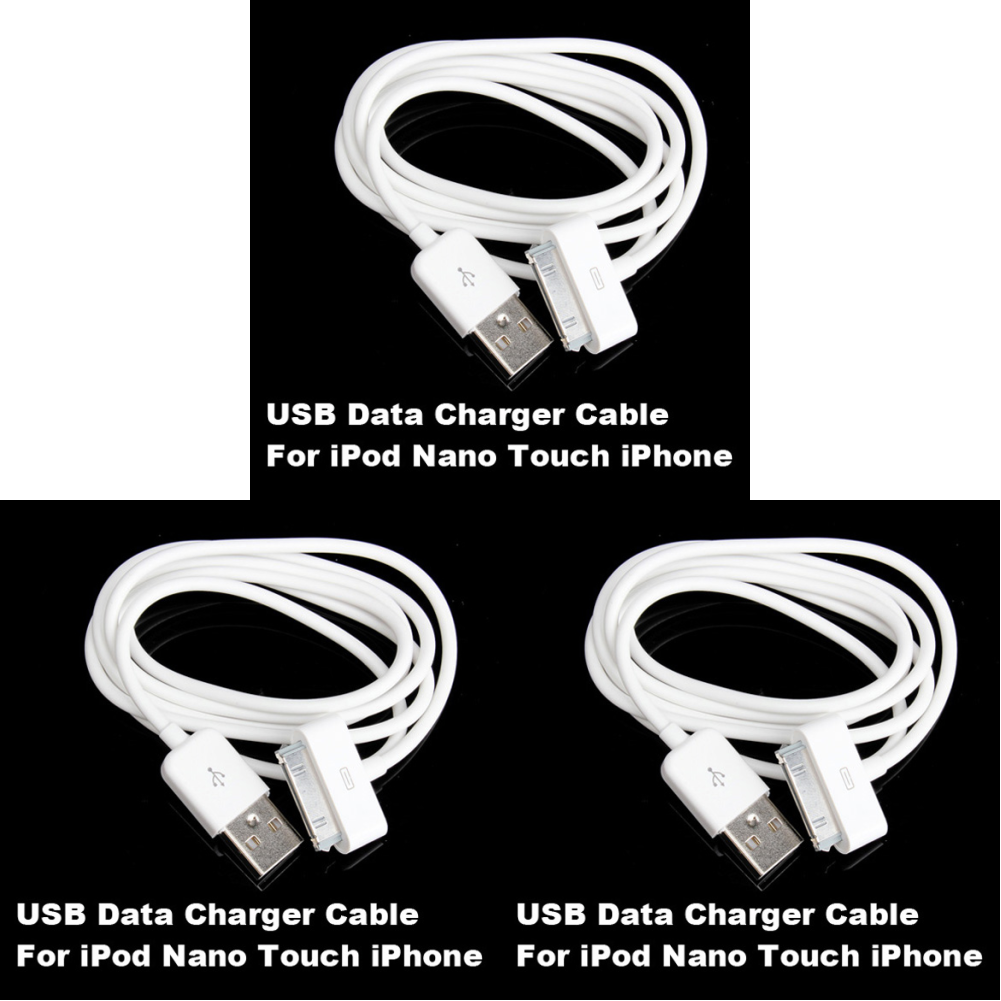 thumbnail image 2 of Cable Cargador Sincronización Datos USB para Apple IPhone 4 4s 3G IPod, 2 of 2