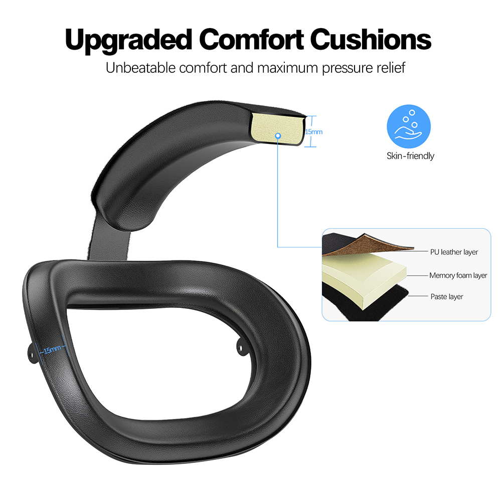 thumbnail image 3 of Diadema Con Correa para VR Ajustable La Cabeza Gafas Meta Quest 3S, 3 of 10