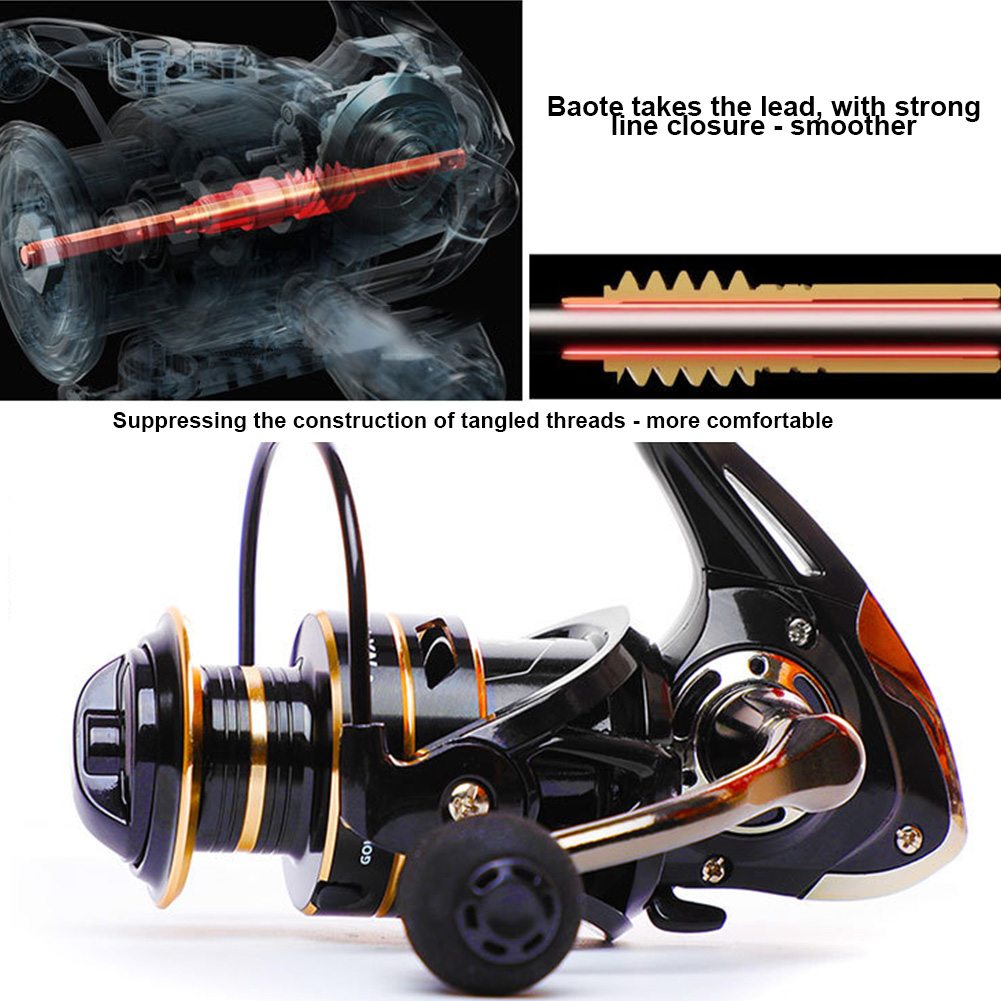 thumbnail image 3 of Carrete Giratorio Metal Alta Salada 5.2 1/4.7 1 Velocidad Wat (5000), 3 of 10