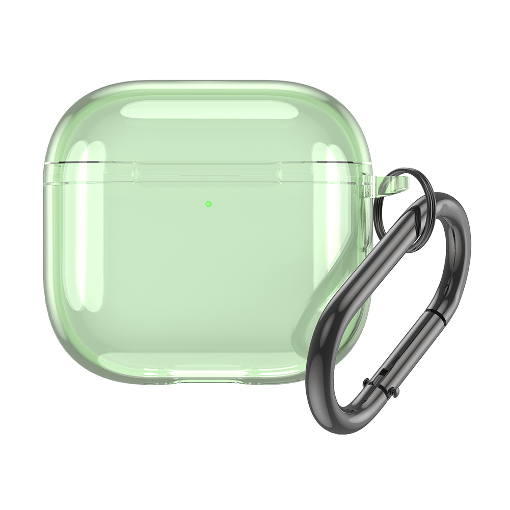 thumbnail image 2 of Funda transparente Wdftyju para Airpods 4 (2024) Verde, 2 of 10