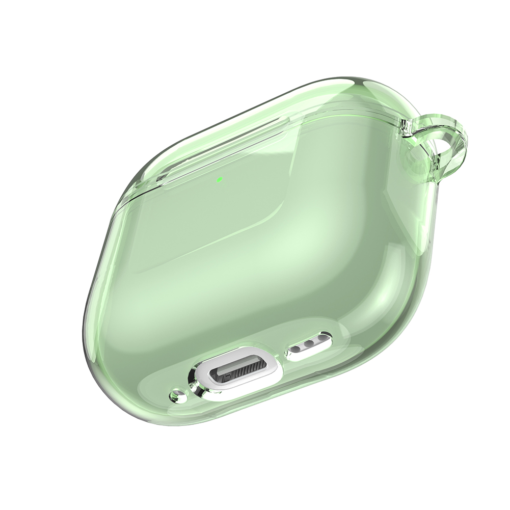 thumbnail image 3 of Funda transparente Wdftyju para Airpods 4 (2024) Verde, 3 of 10