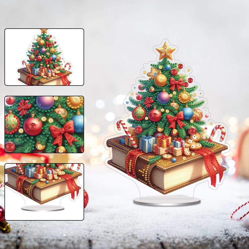thumbnail image 3 of Adornos Escritorio Likrtyny diamantes imitación Casa Navidad Forma Especial acrílica, 3 of 10
