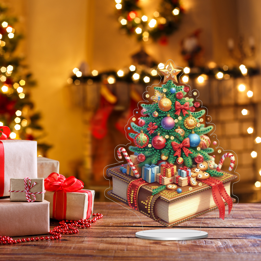 thumbnail image 4 of Adornos Escritorio Likrtyny diamantes imitación Casa Navidad Forma Especial acrílica, 4 of 10