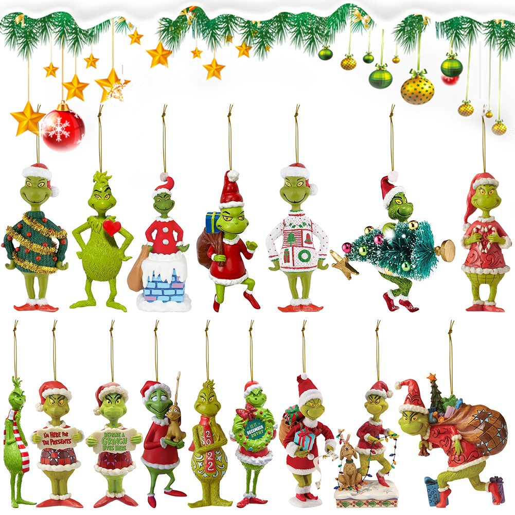 thumbnail image 5 of Adornos Dibujos Animados Navidad 18 Piezas 2d Suministros Fiesta Acrílico, 5 of 10