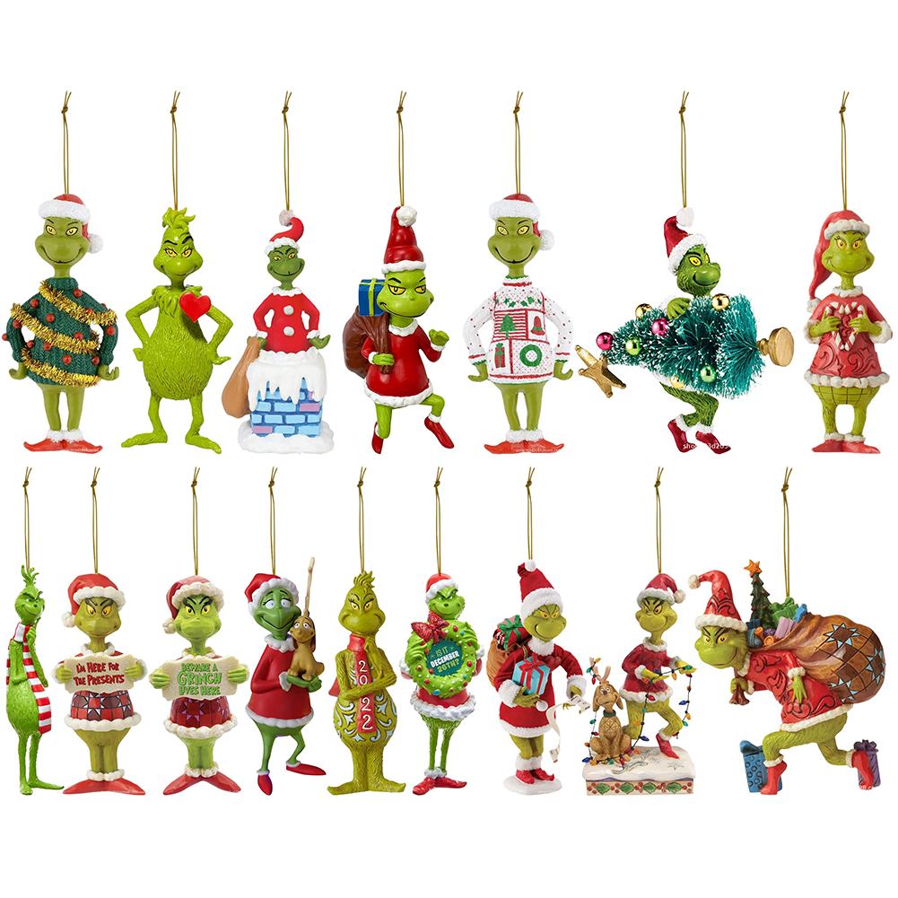 thumbnail image 2 of Adornos Dibujos Animados Navidad 18 Piezas 2d Suministros Fiesta Acrílico, 2 of 10