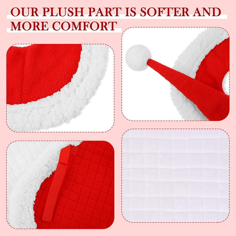thumbnail image 5 of Santa Saddle Pads Wraps 6pcs Navidad Con Adornos Piel Sintética, 5 of 10