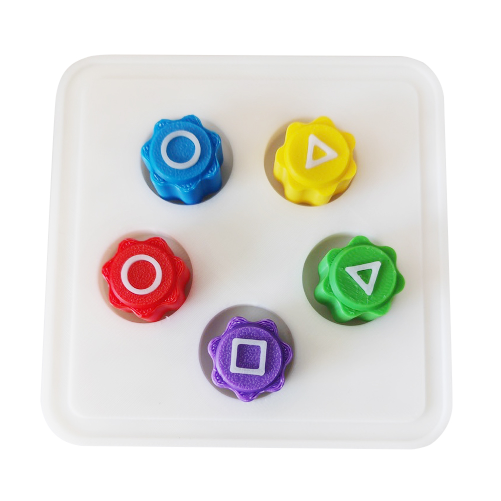thumbnail image 3 of Juego Tradicional Gonggi Jack Stone Pebbles Gifts (5 Dados 1 Plato) Blanco, 3 of 3