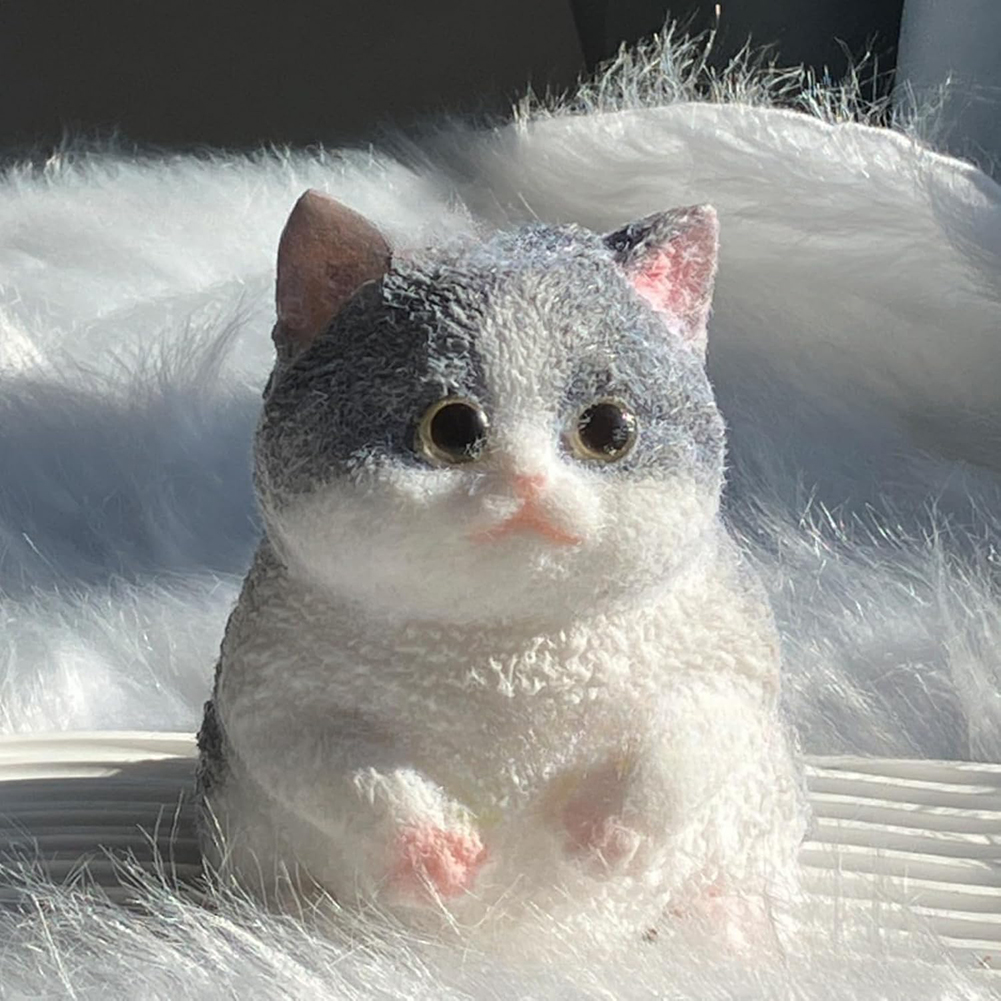 thumbnail image 2 of Lindo Gato Squeeze Toy Stress Alivio Artefacto para Regalo Cumpleaños (Cat Siamés 1), 2 of 2