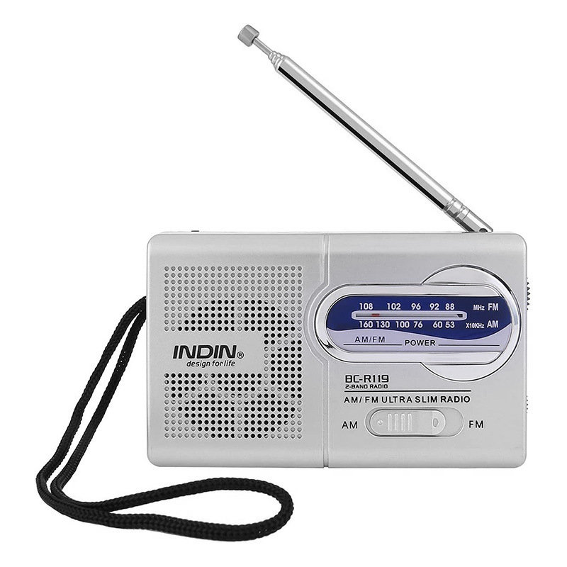 thumbnail image 2 of Radio portátil Am FM Mini Vintage Regalos para personas mayores (BC-R119), 2 of 2