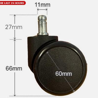 thumbnail image 2 of Casters Silla Oficina 5 Piezas 60 Mm Diámetro Servicio Pesado Casta Universal, 2 of 2