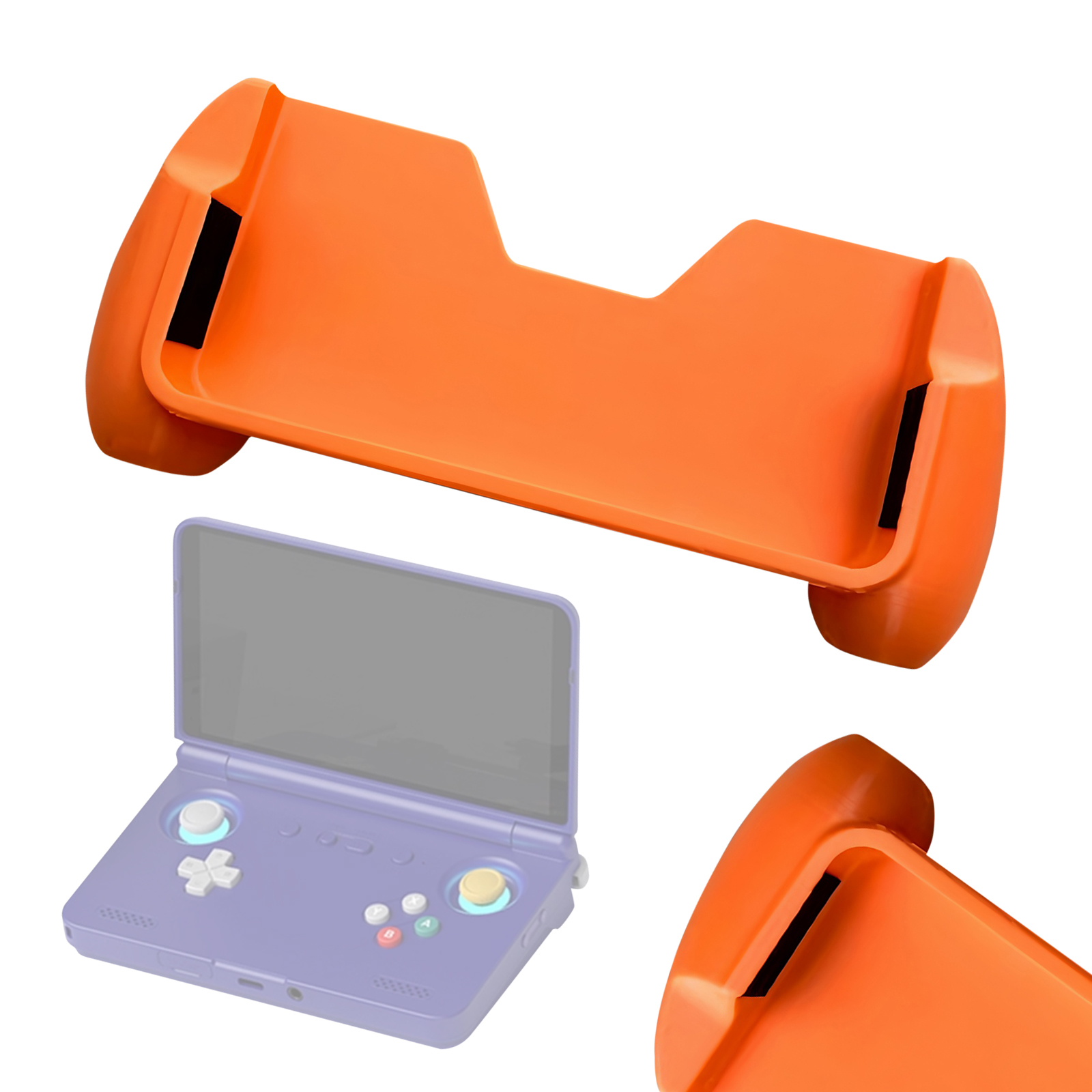 thumbnail image 4 of Caso Agarre Ergonómico en 3D Impreso para Retroid Pocket Flip 2 () Orange, 4 of 10