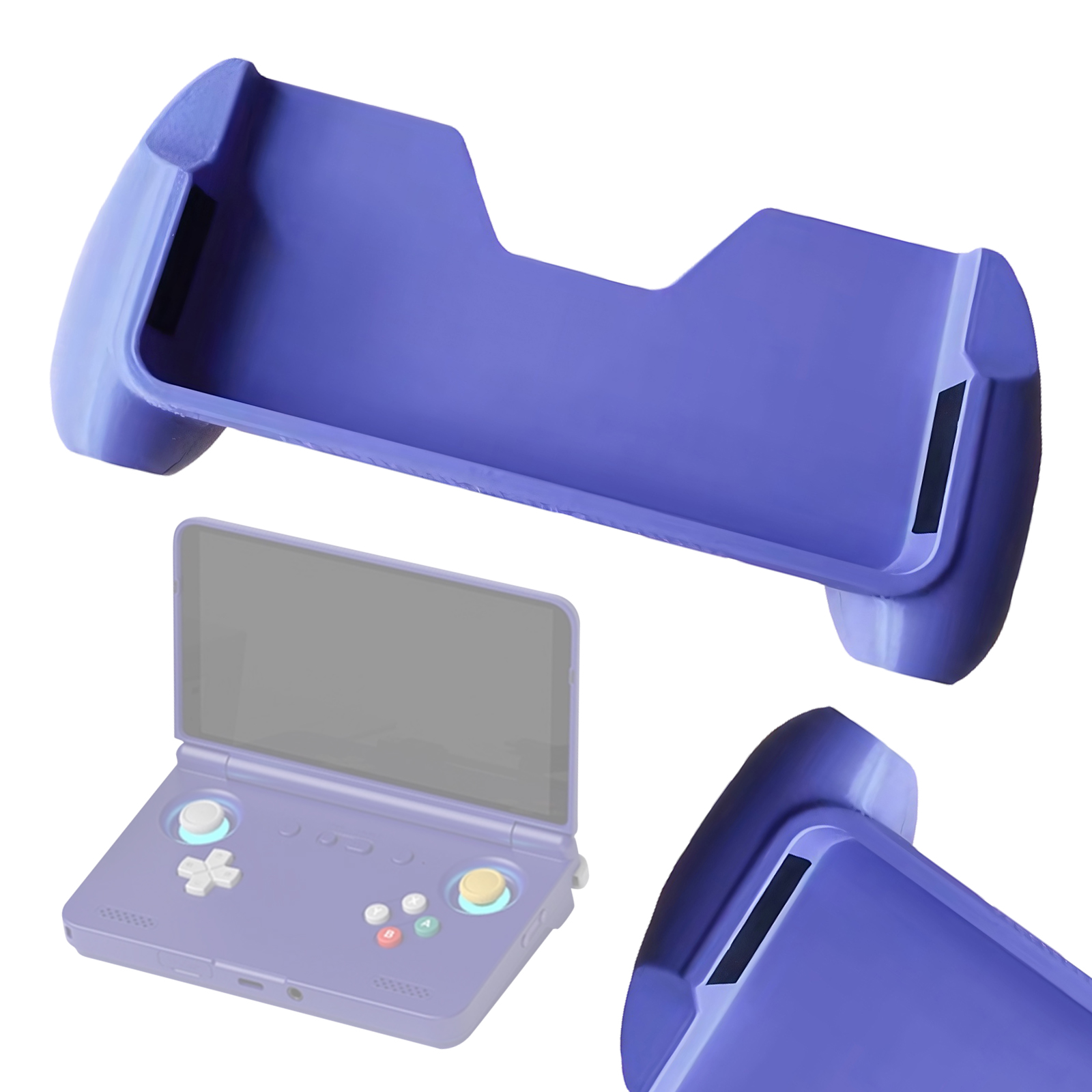 thumbnail image 4 of Caso Agarre Ergonómico Impreso en 3D para El Bolsillo Retroide Flip 2 () Purple, 4 of 10