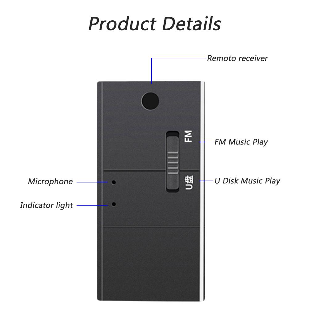 thumbnail image 3 of Receptor Audio 5.0 Compatible Con para Automóvil Reproductor Música FM USB Transmisor Adap, 3 of 10