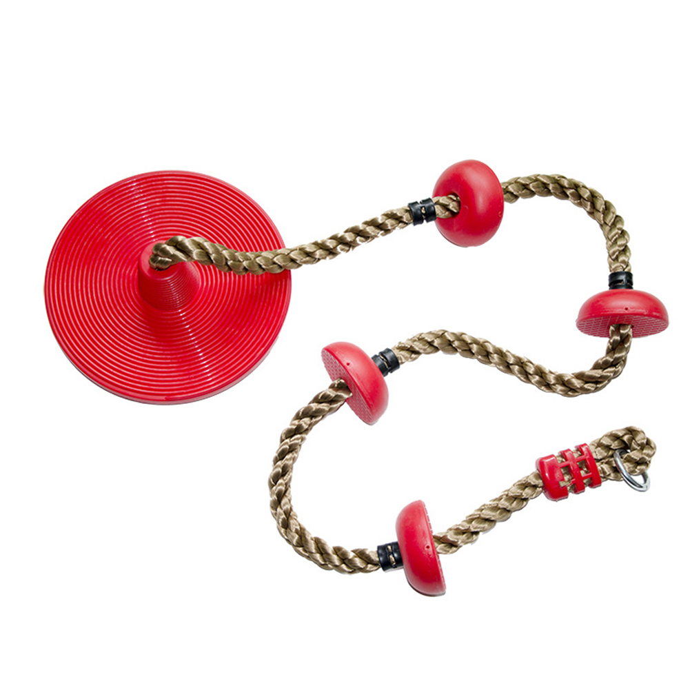 thumbnail image 2 of WDOplteas Disc Monkey Swing Rope Safe Indoor Plastic Hanging Swing Set Kids Toy (Rojo), 2 of 10