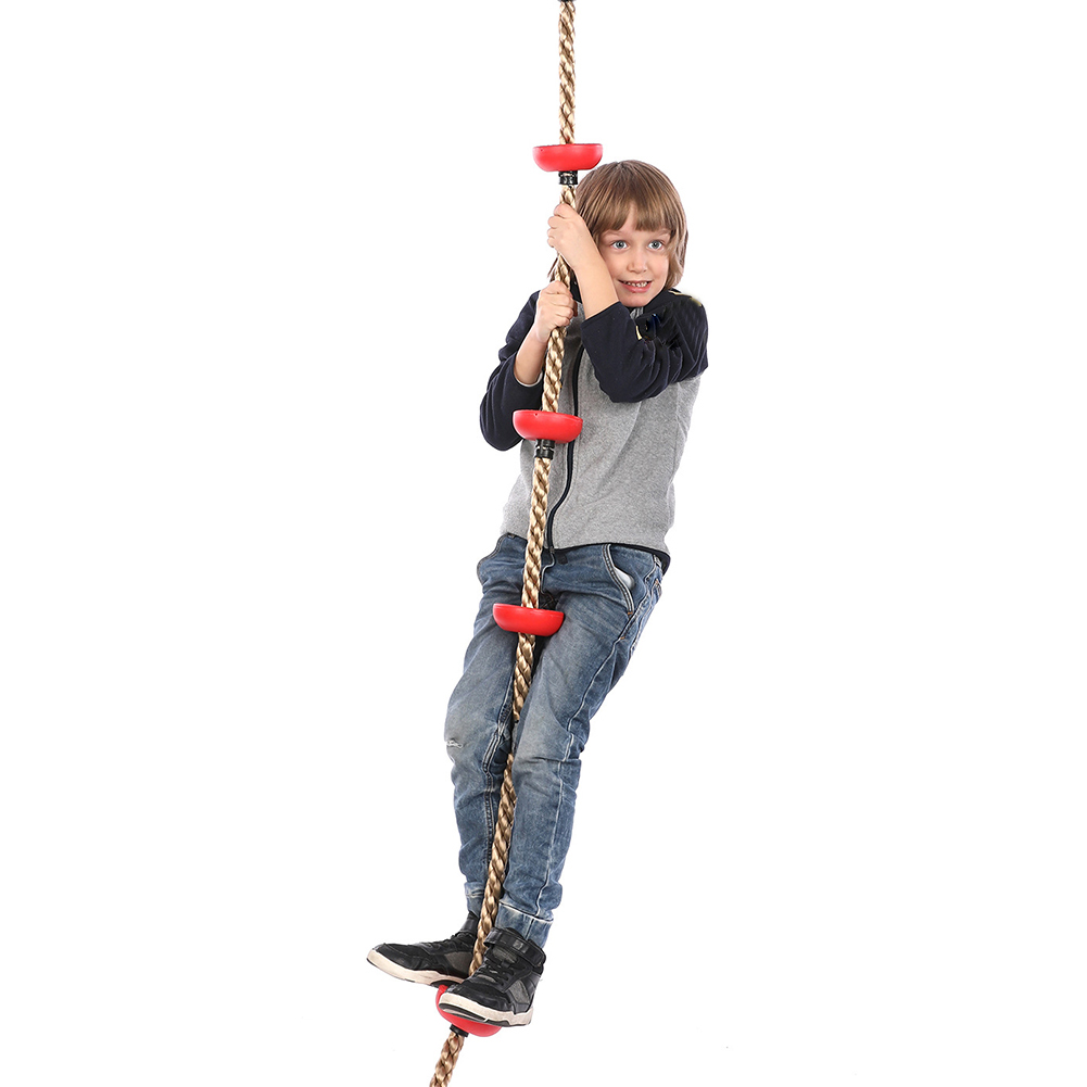 thumbnail image 4 of WDOplteas Disc Monkey Swing Rope Safe Indoor Plastic Hanging Swing Set Kids Toy (Rojo), 4 of 10