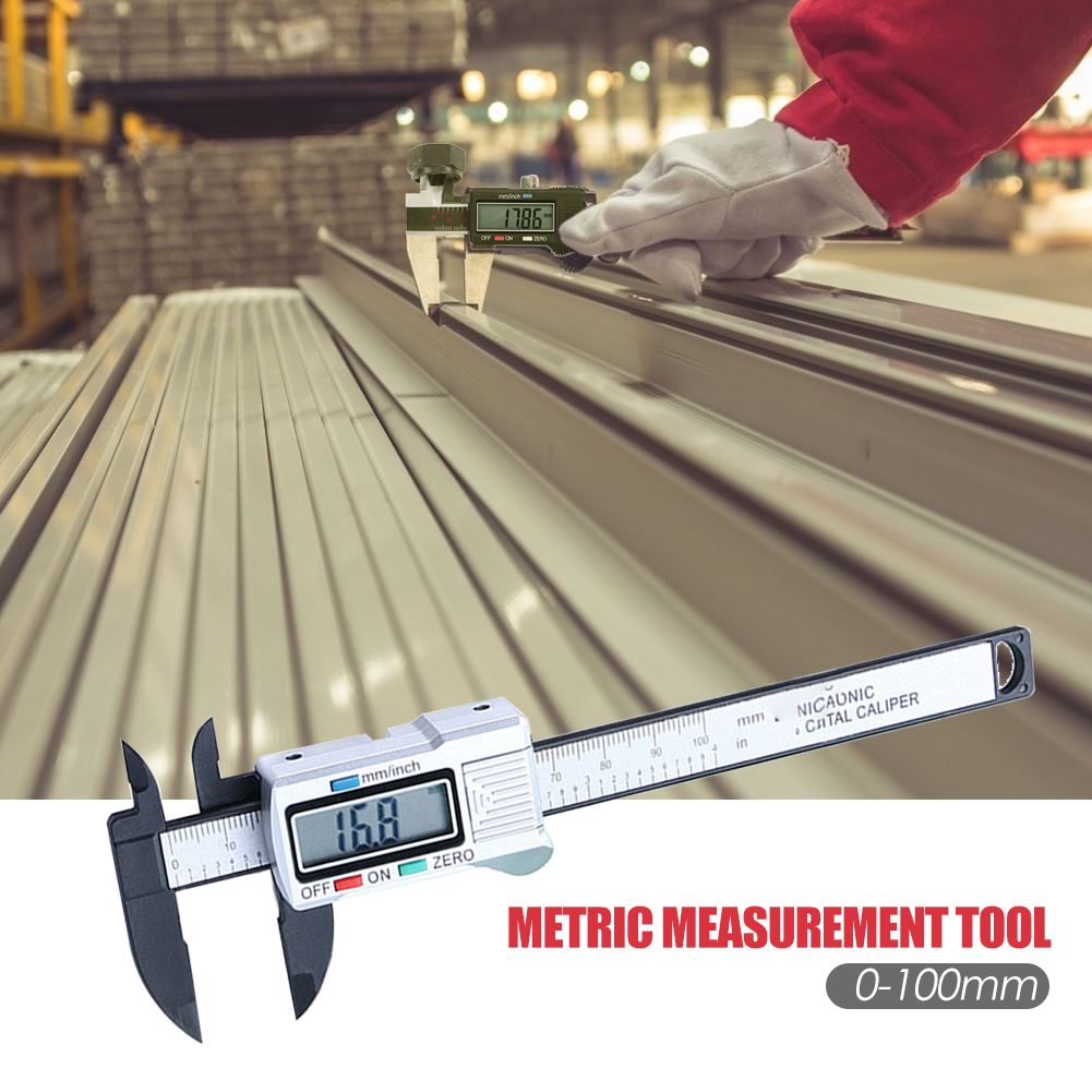 thumbnail image 3 of LCD Digital Electronic Vernier Caliper Micrómetro Calibrador Medición (Plata), 3 of 7