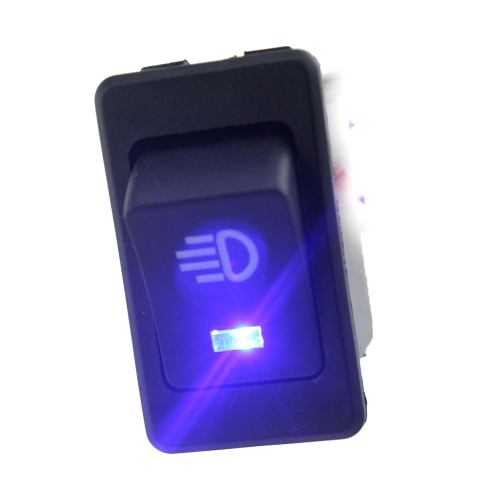 thumbnail image 4 of Kuymtek Interruptor Basculante Antiniebla 12 V 35 A 4 Pines Con LED para Tablero Camión Coche (azul), 4 of 9