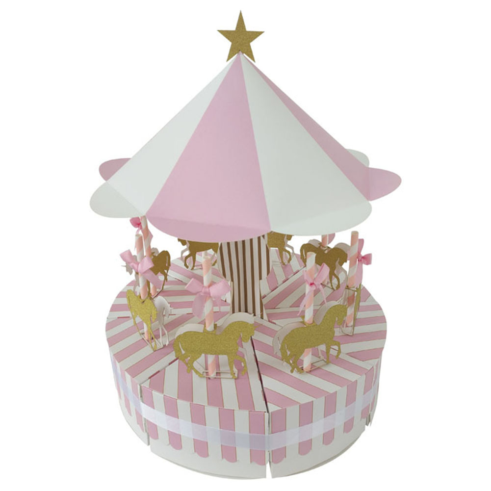 thumbnail image 2 of Caja Con Carrusel Romántico Recuerdos Boda Y Regalos Recuerdo para Invitados Recuerdos Fiesta Caja Dulce Decoraciones Boda (rosa), 2 of 7