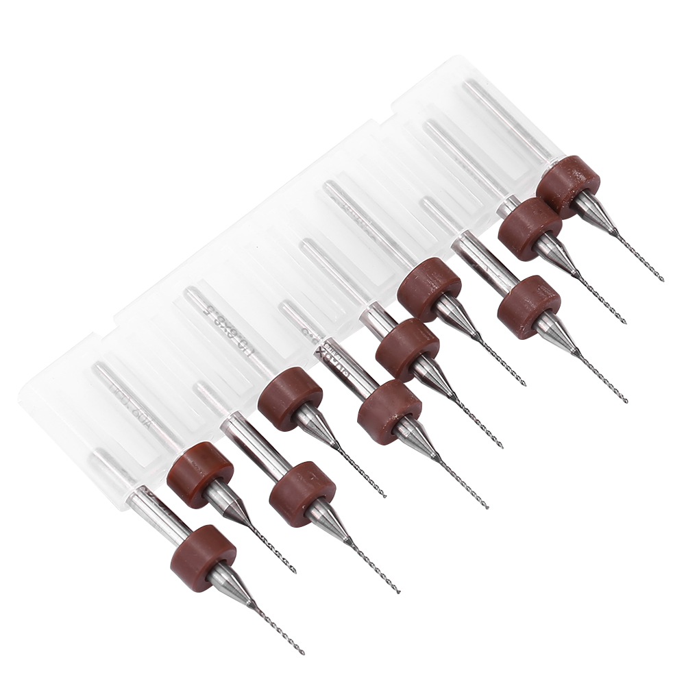 thumbnail image 3 of DQrwqpou 10 Brocas para Placa Circuito PCB Brocas Helicoidales Acero (0 6 Mm), 3 of 9