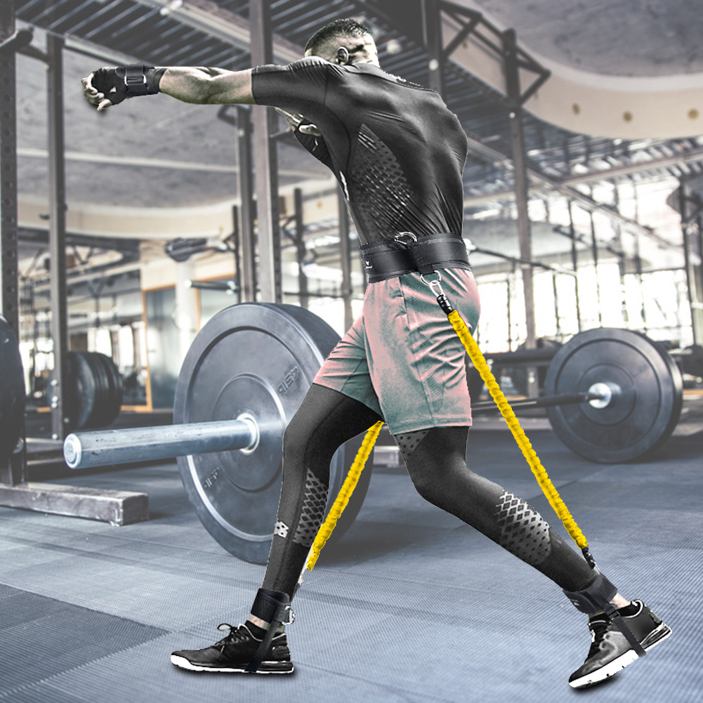 thumbnail image 4 of Rebote Cuerda Resistencia Fitness Boxeo Estiramiento Stap (Amarillo), 4 of 10