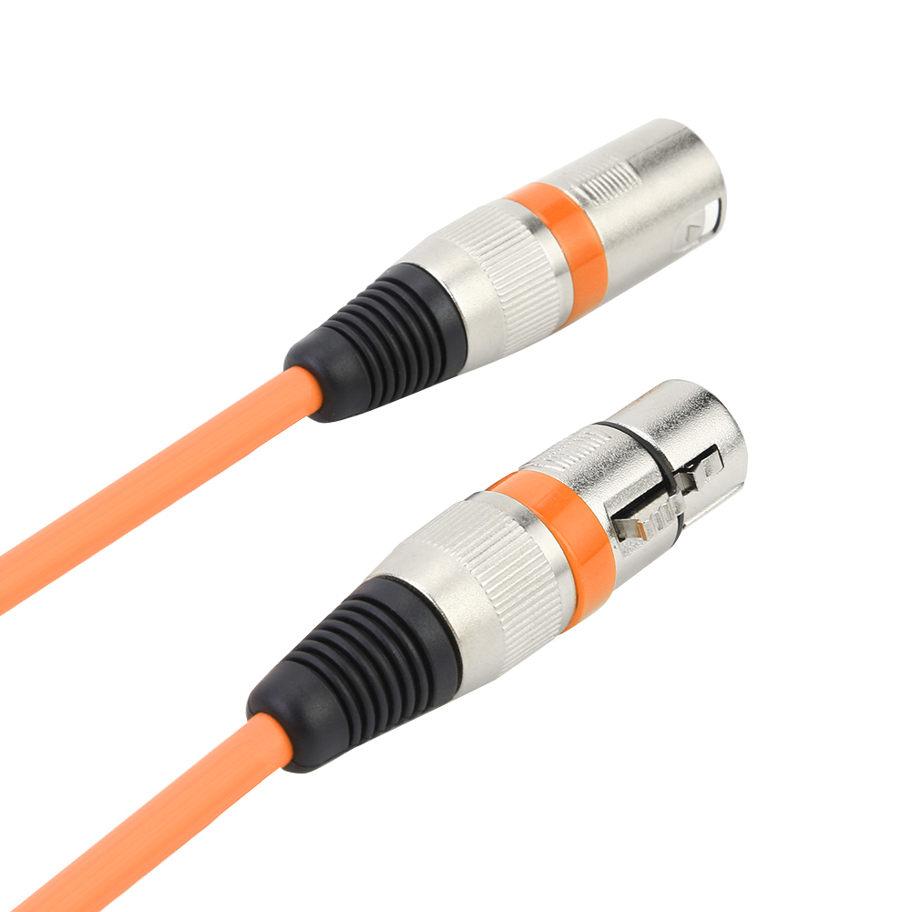 thumbnail image 3 of WDOplteas Cable DJ Escenario DMX 5.9 Pies Cable Conector XLR 3 Pines A (naranja), 3 of 10