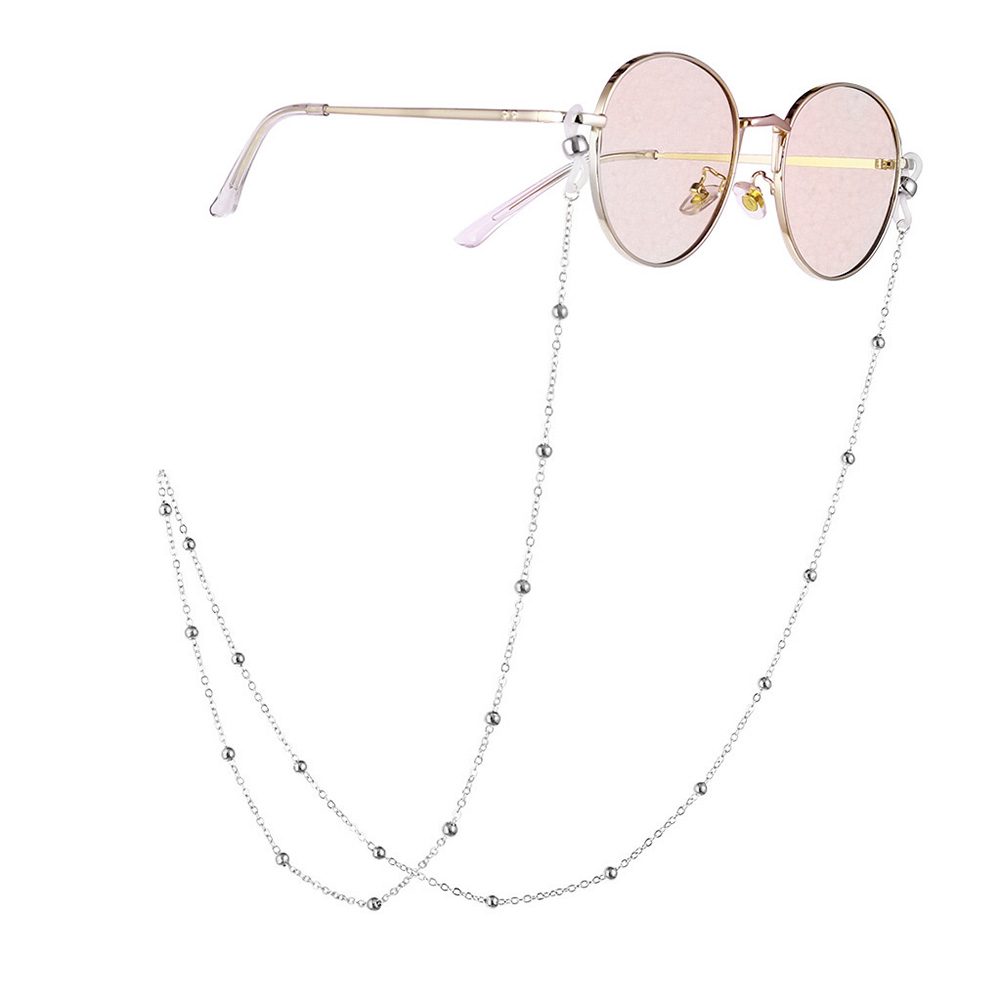 thumbnail image 3 of Ygjytge Gafas Cadena Accesorios Mujer Hombre Gafas Cordón Cuello (Plata), 3 of 9