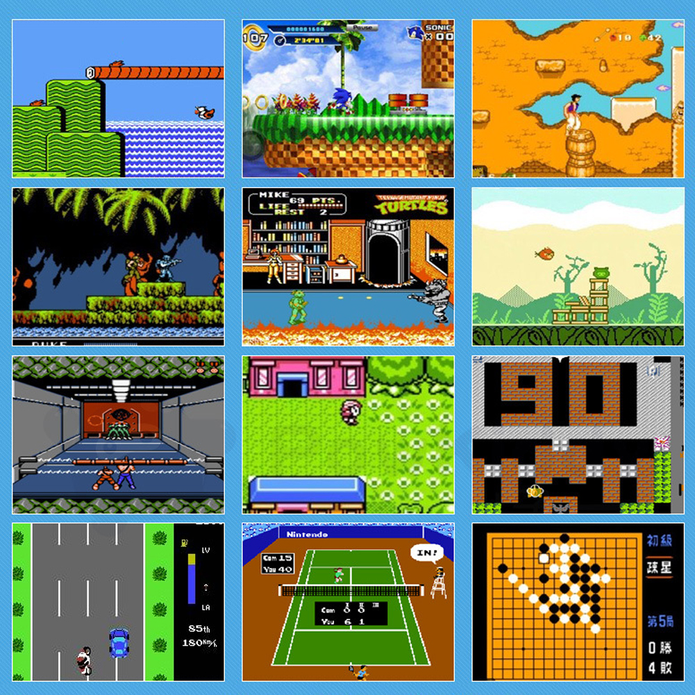thumbnail image 3 of Consola Juegos Retro FC Nostálgica para Consola Juegos Portátil Game Boy 8 Bits 400 en 1 (Roja), 3 of 10