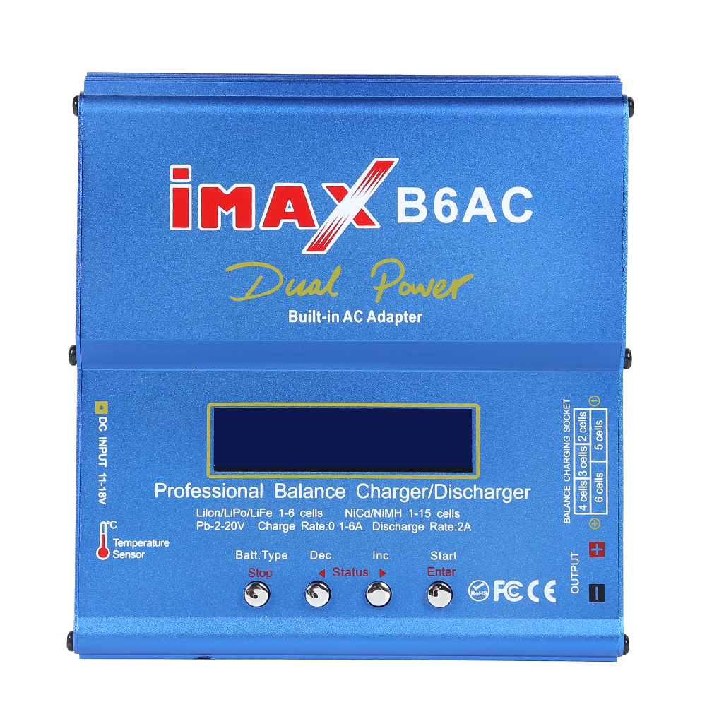 thumbnail image 2 of Cargador Equilibrio Batería Btafrte IMAX B6AC 80W NiMH Fuente de Alimentación Incorporada UE, 2 of 10