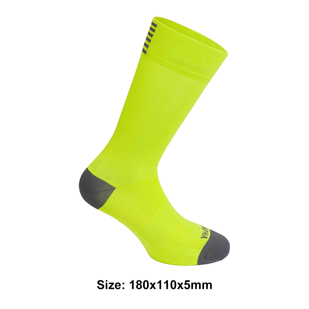 thumbnail image 3 of Calcetines Deportivos Compresión para Montar en Bicicleta para Mujer Y Hombre Calcetines Hasta La Pantorrilla (amarillo), 3 of 10