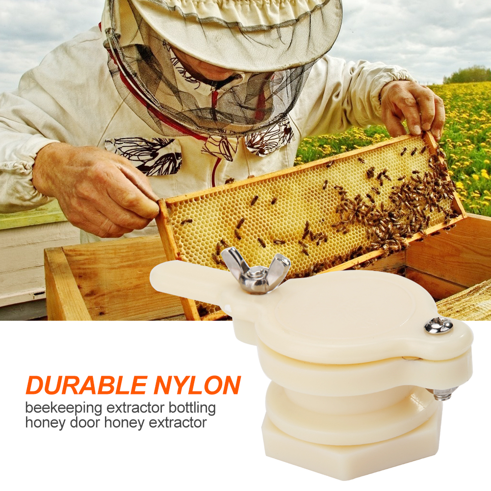thumbnail image 4 of Extractor Nailon Válvula Compuerta Grifo Miel Equipo Apicultura para Jardinería (blanco), 4 of 10