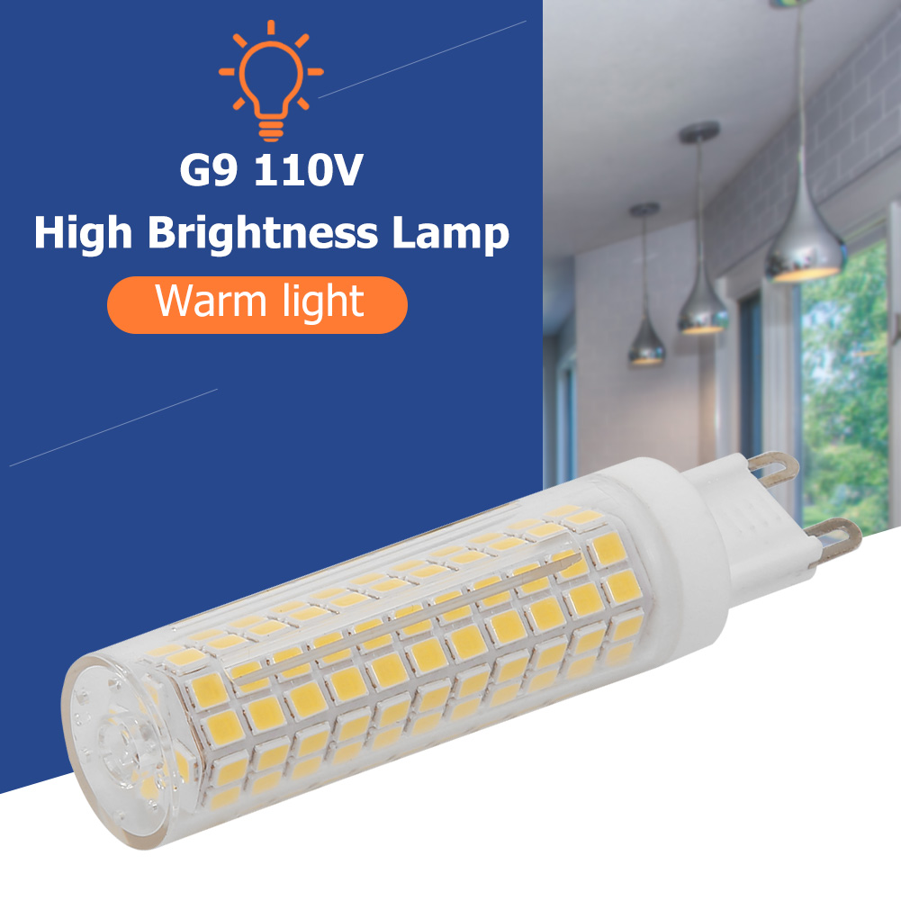 thumbnail image 4 of Lámpara Maíz Pequeña G9 Lámpara Cerámica LED Brillo Lámpara Halógena Repuesto 15W Lámpara Maíz Regulable 110V Bombilla Pequeña (110v) (ww), 4 of 9