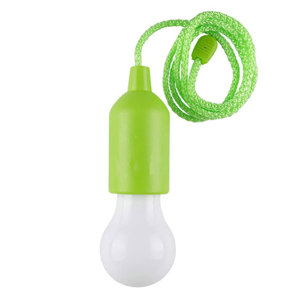thumbnail image 2 of Cuerda Colorida Portátil LED Retro Bombilla para Acampar en Campaña Nocturna Con Cordón Tracción Blanca (verde) Verde, 2 of 9