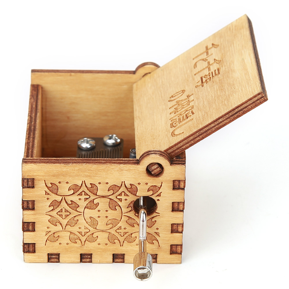 thumbnail image 3 of Caja Música Con Manivela WDOplteas Retro Regalo Navidad, 3 of 10