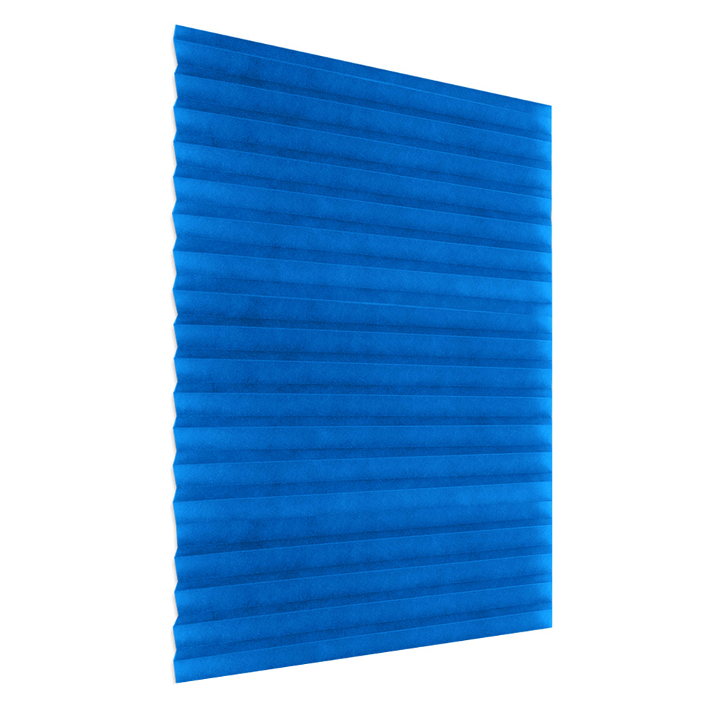 thumbnail image 2 of Btafrte Persianas Plisadas Autoadhesivas Cortinas Opacas Media Ventana Azul (90x180cm), 2 of 10
