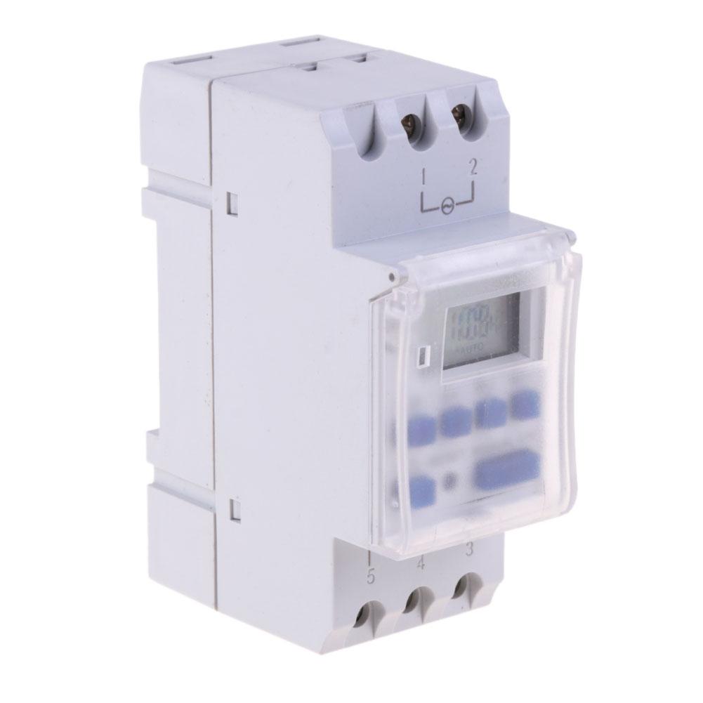 thumbnail image 2 of Control Temporizador Relé Interruptor Temporizador Programable Digital Riel Din 220VAC 16A, 2 of 7