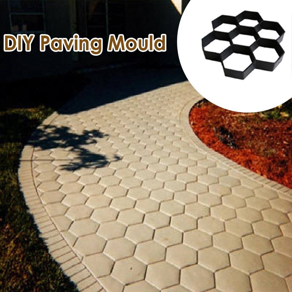 thumbnail image 4 of Molde Pavimento Jardín Reutilizable Molde Hormigón Pavimentación Pavimento Paseo Jardín, 4 of 10